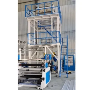 ABA Three Layer Plastic Film Blowing Machine HDPE LDPE LLDPE Garbage Bag Production Line