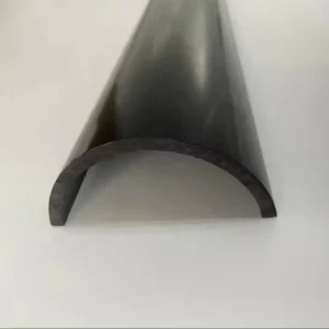 ABS Plastic Half Round U Shaped Extrusion Profile Pipe Cover Applied for Machine