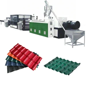 ASA UPVC Glazed Roof Tile Making Machine Plastic PVC Wave Tile Production Line