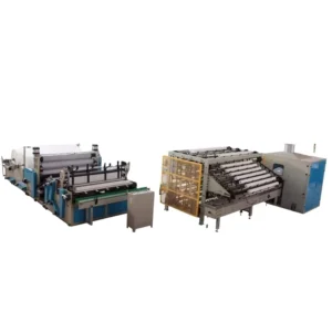 Accumulator Lamination Toilet Tissue Machine Embossing Rewinding Kitchen Paper Roll Producing Line