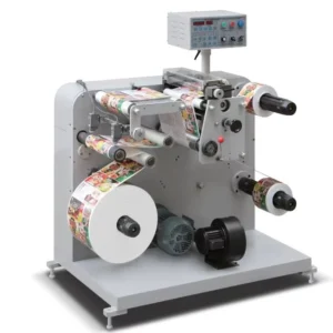 Adhesive Label Paper Slitting Rewinder Machine Sticker Slitter Rewinder
