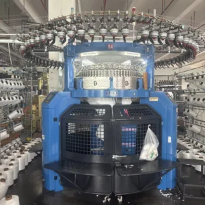 Advanced Circular Knitting Equipment with Cutting Feature for Home Textile and Garment Industry