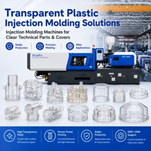 Advanced Plastic Injection Molding Machine For High Transparency Components Precision Covers And Custom Molded Parts Production