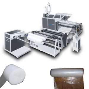 Air Bubble Film Making Machine 2 Layers 2500mm with 2 Screws Plastic Extruder