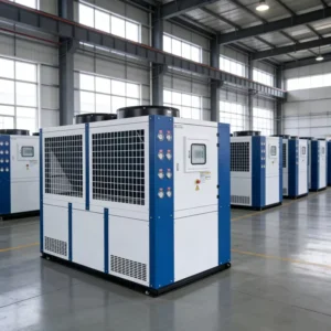 Air Cooled Automatic Water Chiller 10 30 Ton with Motor Pump Gear for Plastic Industry Cooling System