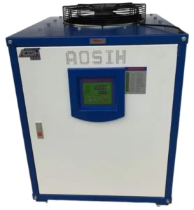 Air Cooled Water Chiller 3hp Axillary Machine Industrial Water Chiller for Plastic Machinery Fan Type