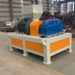 Anti Winding Shaft Spiral Plastic Crusher Plastic Film Shredder