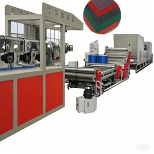 Anti slip Double Color PVC S Flooring Mat Hollow Mat Extrusion Machines PVC Zigzag Mat Extruder Machine