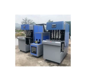 Auto Dropping Semi Automatic 4 Cavity Soda Water Bottle Blow Molding Machine