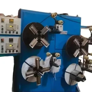 Auto Four Station Take up Coiler Multi Spool Winding Machine With Motor For Composite Rubber 380V 3kW
