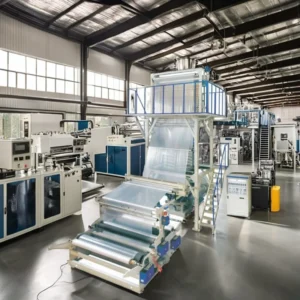 Automatic 5 Layer Blown Film Extrusion Production Line Film Making Machine HDPE PET PVC PP PA LDPE