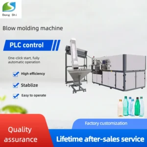 Automatic 8 Cavity Stainless Steel PET Bottle Blowing Machine SMC PLC High Pressure Valve for Preform Water Bottle Production