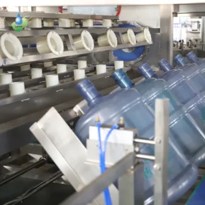 Automatic 900BPH 5 Gallon 20L Bottle Water Washing Filling Labeling Complete Line