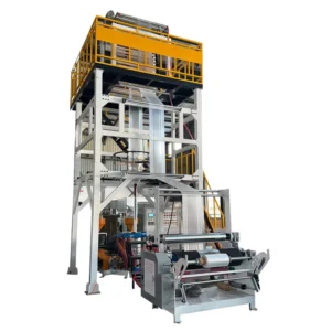 Automatic ABA Low Pressure High Speed Plastic Film Blowing Machine LDPE PLA PP PE 200mm-1500 High Yield High Efficiency