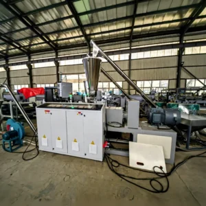 Automatic ABS PE PP PMMA PET PS Engine WPC PVC Hot Cutting Recycling Pelletizing Line Output 150-500kg