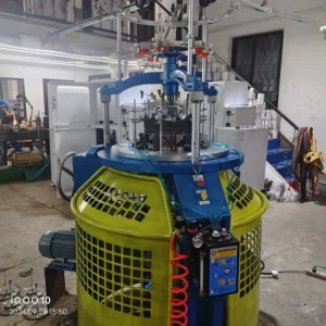 Automatic Alloy Flat Wire Weft Knitting Machine with Single Knitting Method High Speed New