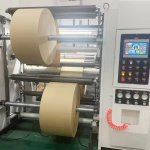 Automatic Aluminum Foil Slitting Rewinding Machine for Laminated Paper Metallized Film Auto Tension Control