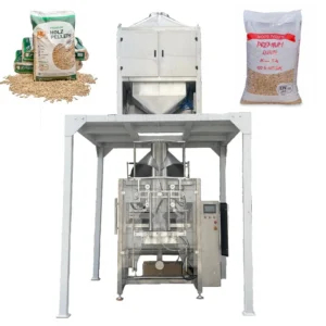 Automatic Bag Forming Filling Weighing Sealing Packing Machine for Wooden Pellets From China Factory