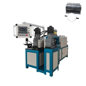 Automatic CNC Hydraulic Sheet Metal Flat Iron Hose Clamp Pipe Clamp Punching Making Profile Bending Machine
