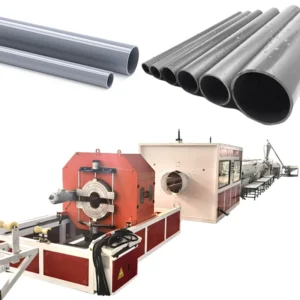 Automatic CPVC UPVC Water Pipe Extrusion Line Plastic Pipe Production Machine
