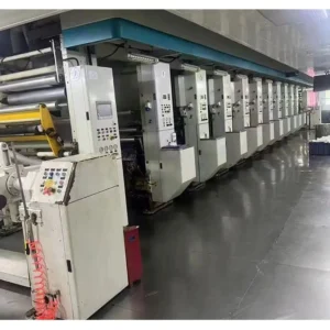 Automatic Colour Roto Gravure Printing Machine Paper Intaglio Press Single Rotogravure Printer