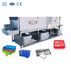 Automatic Commercial Basket Washing Machine Bread Tray Washing Machine Crate Pallet Tray Washer and Dryer