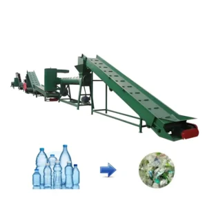 Automatic Condition PET Plastic Bottle Recycling Machine Complete Dewatering Equipment PET Bottle Washing Recycling Line