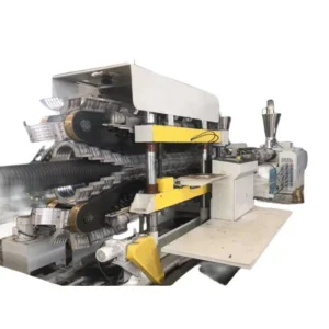 Automatic Corrugated HDPE Pipe Production Line with Plastic Extruders