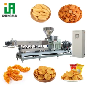 Automatic Crispy Chip Snack Production Line Rice Crust Frying Production Line Bugle Snack Production Line