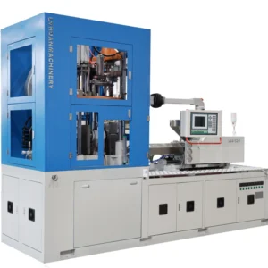 Automatic Delta PLC 26KW PE PET Motor Pet Plastic Bottle Injection Stretch Blow Molding Machine