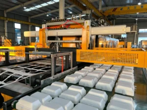 Automatic Disposable PS Foam Food Box Making Machine PS Fast Food Container Production Line