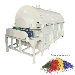 Automatic Drum Dryer for Plastic Powder Granule Sheet Aluminum Plastic Film Rubber Granule Pulp Dehumidifier
