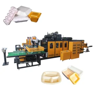 Automatic EPS PS Foam Disposable Food Box Making Machine Restaurant Fast Food Container Production Line