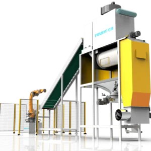 Automatic Electric Bag Splitter Machine 150L/Min OEM ODM for Chemical Beverage Food Waste Bag Collection