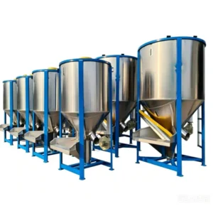 Automatic Electric Heating Drying Mixer Machine Thermal Insulation Storage Hopper for Plastic Flakes and Grain (Heater Included)