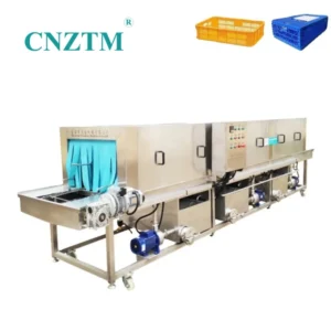 Automatic Electric Industrial High Pressure Cleaner Stainless Steel Crate Washing Machine Plastic Basket Box Pallet Tray