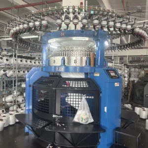 Automatic Electronic Circular Knit Machine with Jacquard System for Textile Manufacturing