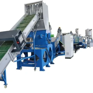Automatic Engine Driven PP PE Recycling Washing Plant with 2000kg/h Capacity for Plastic Scrap Processing