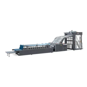 Automatic Flute Laminator Laminating Machine Die Cutting Folder Gluing Machine