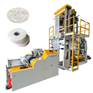 Automatic Hdpe ldpe Plastic Bag Film Blowing Machine Plastic Extruder Factory Price