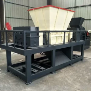 Automatic Heavy Duty Plastic Pipe PVC Shredder Woven Bag Crusher Fabric Scrap Grinder