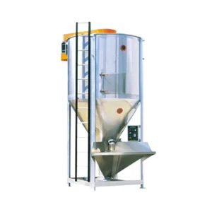Automatic Helical Circular Plastic Pellet Mixer Machine Vertical Blender Stainless Steel V Type Mixer 3KW Motor 200kg h