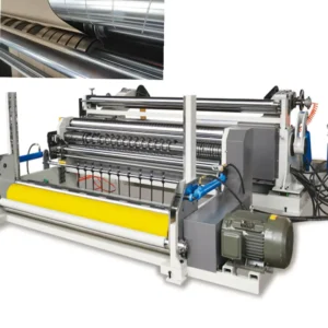 Automatic High Accuracy 2500mm Coil Width Rewinder Slitting Machine with Delta PLC and Motor for Paper Processing