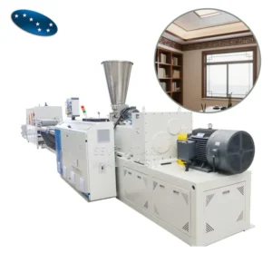 Automatic High Capacity PVC Ceiling Panel Extrusion Line Double Screw Extruder Machine for Making Plastic Pipe