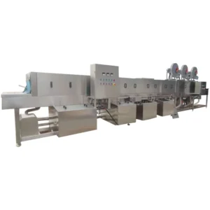 Automatic High Pressure Hot Water Tunnel Type Tray Washing Machine for Plastic Box Bakery Tray Food