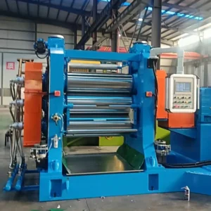Automatic High Productivity Rubber Sheet Calendering Machine Continuous Sheeting Production Line