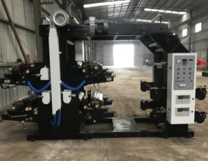 Automatic High Speed 6 Color Roll Film Flexographic Printing Machine for Food Pouch Plastic Bag Paper Bag Tube Printer Packaging