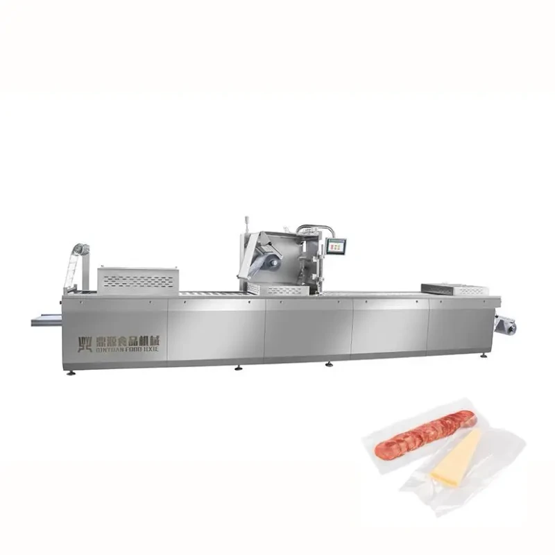 Automatic Horizontal Thermoforming Blister Packaging Machine with Filling and Pouch Sealing Food Grade Labeling Equipment