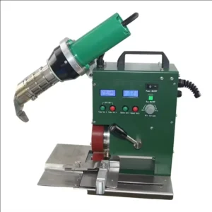 Automatic Hot Melt Hot Air PVC Plastic Tarpaulin Banner Seam Welder