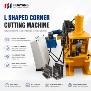 Automatic Hydraulic Steel L Angle Corner Cutting Punching Notching Machine Industrial Profile Processing Line